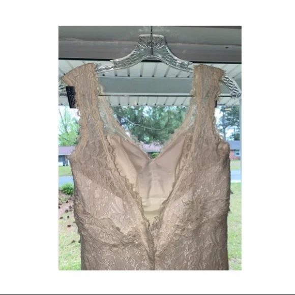 Custom Made Chantilly Lace Wedding Dress